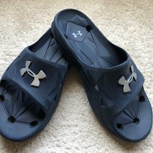 Under Armour Boys' Locker Shower Slide Sandal Flipflops Size 6.5 - 7